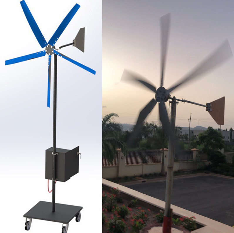 Wind Powered Charging Station